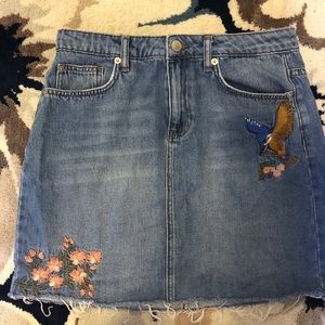 Jean skirt from El Corte Ingles